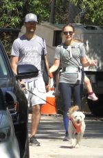 NATALIE PORTMAN and Benjamin Millepied Out with Their Dog in Los Feliz 05/29/2019