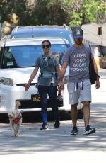NATALIE PORTMAN and Benjamin Millepied Out with Their Dog in Los Feliz 05/29/2019