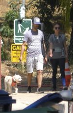 NATALIE PORTMAN and Benjamin Millepied Out with Their Dog in Los Feliz 05/29/2019