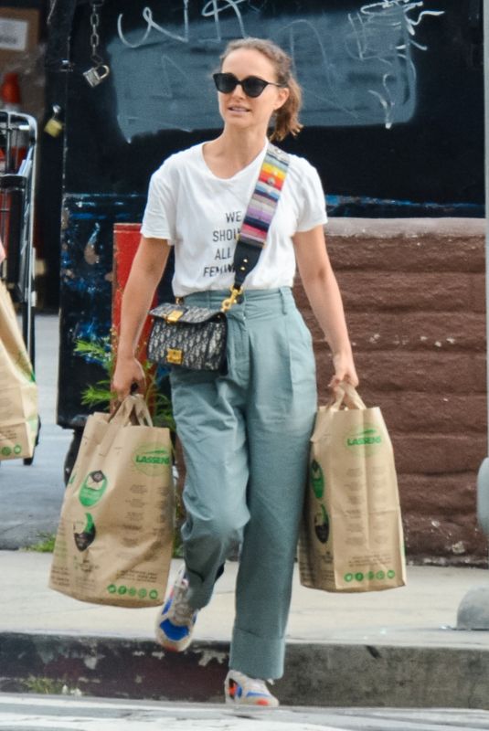 NATALIE PORTMAN Out Shopping in Beverly Hills 05/06/2019