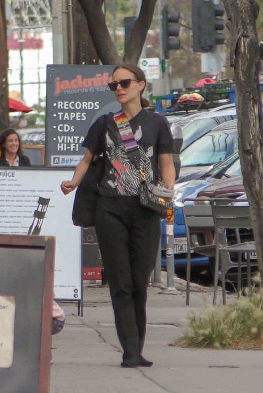 NATALIE PORTMAN Out Shopping in Glendale 04/30/2019