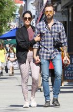 NIKKI BELLA and Aartem Chigvintsev Out for Lunch in Studio City 04/29/2019