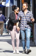 NIKKI BELLA and Aartem Chigvintsev Out for Lunch in Studio City 04/29/2019
