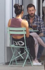 NIKKI BELLA and Aartem Chigvintsev Out for Lunch in Studio City 04/29/2019