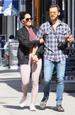 NIKKI BELLA and Aartem Chigvintsev Out for Lunch in Studio City 04/29/2019