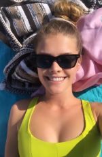 NINA AGDAL at a Beach - Instagram Pictures and Video 05/11/2019