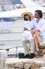 NINA DOBREV and Grant Mellon Out in Cannes 05/21/2019