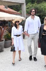 NINA DOBREV and Grant Mellon Out in Cannes 05/21/2019