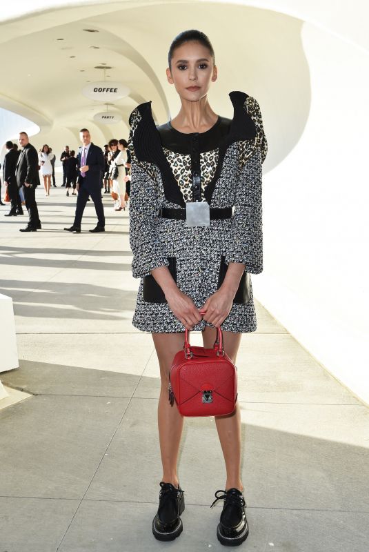 NINA DOBREV at Louis Vuitton Cruise 2020 Fashion Show at JFK Airport in New Yokr 05/08/2019