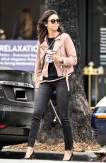 NINA DOBREV Leaves Bluestone Lane Cafe in Los Angeles 05/13/2019