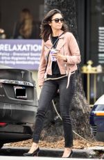 NINA DOBREV Leaves Bluestone Lane Cafe in Los Angeles 05/13/2019