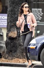 NINA DOBREV Leaves Bluestone Lane Cafe in Los Angeles 05/13/2019