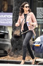 NINA DOBREV Leaves Bluestone Lane Cafe in Los Angeles 05/13/2019