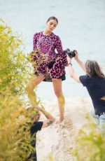 OLIVIA CULPO on the Set of a Photoshoot in Cannes 05/23/2019