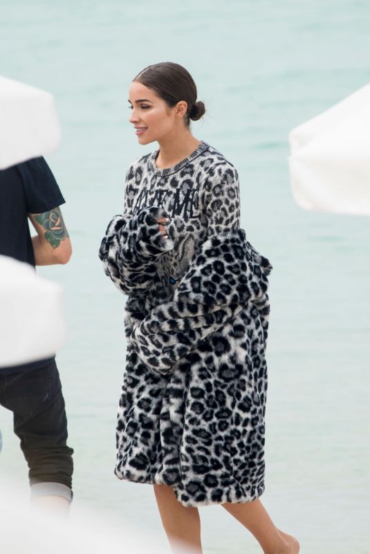 OLIVIA CULPO on the Set of a Photoshoot in Cannes 05/23/2019