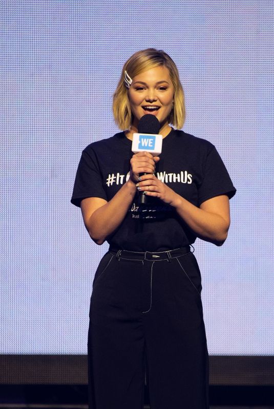 OLIVIA HOLT at We Day in Chicago 05/08/2019