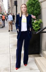 OLIVIA WILDE Arrives at Buzzfeed Studios in New York 05/23/2019