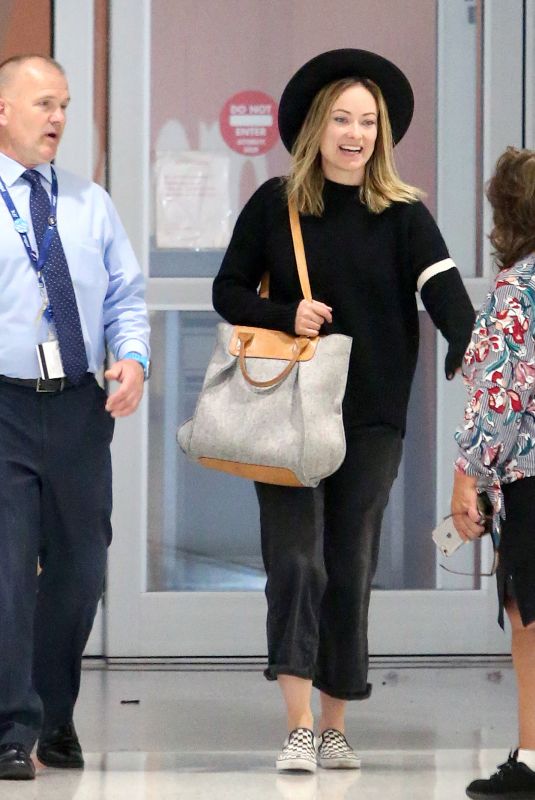 OLIVIA WILDE at JFK Airport in New York 05/21/2019
