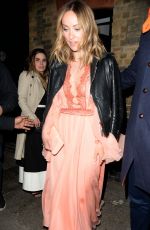 OLIVIA WILDE Leaves Chiltern Firehouse in London 05/07/2019