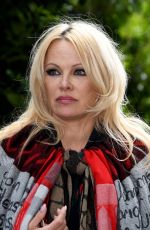 PAMELA ANDERSON Visits Julian Assange in HM Prison Belmarsh in London 05/07/2019