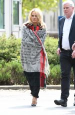 PAMELA ANDERSON Visits Julian Assange in HM Prison Belmarsh in London 05/07/2019