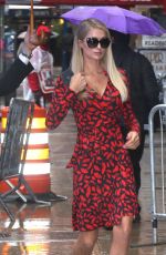 PARIS HILTON Arrives at Good Morning America in New York 05/13/2019
