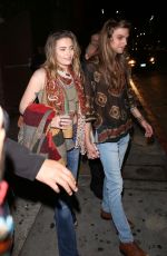 PARIS JACKSON and Gabriel Glenn Leaves Daveys Wayne