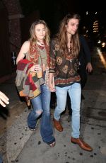 PARIS JACKSON and Gabriel Glenn Leaves Daveys Wayne