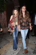 PARIS JACKSON and Gabriel Glenn Leaves Daveys Wayne