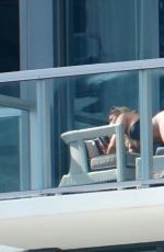 PAUGE VANZANT in Bikini on Her Hotel Balcony in Miami 05/10/219 