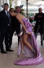 PETRA NEMCOVA Arrives at Hotel Martinez in Cannes 05/19/2019