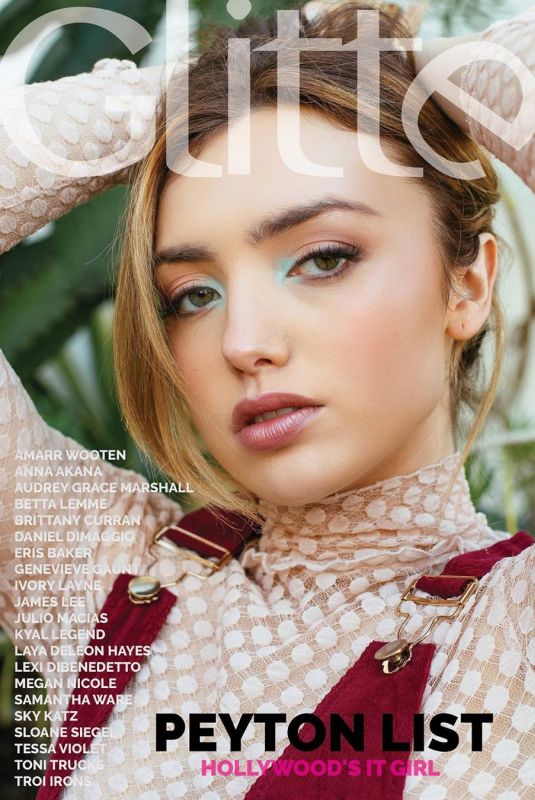 PEYTON ROI LIST for Glitter Magazine, Summer 2019