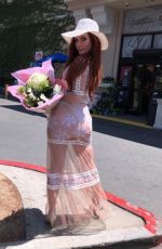 PHOEBE PRICE Out Buys Flowers in Los Angeles 05/12/2019