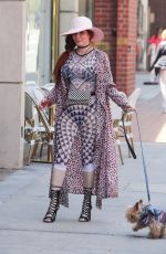 PHOEBE PRICE Out with Her Dog in Los Angeles 05/03/2019