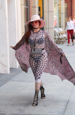 PHOEBE PRICE Out with Her Dog in Los Angeles 05/03/2019