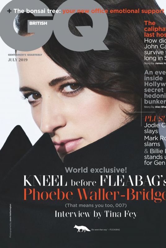PHOEBE WALLER-BRIDGE in GQ Magazine, UK July 2019