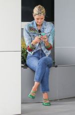 PIXIE GELDOF in Double Denim Out in Los Angeles 05/07/2019