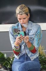 PIXIE GELDOF in Double Denim Out in Los Angeles 05/07/2019