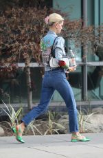 PIXIE GELDOF in Double Denim Out in Los Angeles 05/07/2019