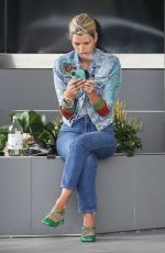 PIXIE GELDOF in Double Denim Out in Los Angeles 05/07/2019