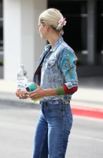 PIXIE GELDOF in Double Denim Out in Los Angeles 05/07/2019
