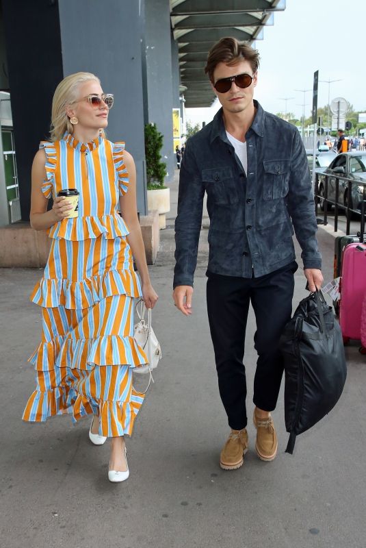 PIXIE LOTT Arrives at Nice Airport 05/19/2019