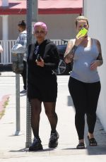 Pregnant AMBER ROSE Out for Lunch with Her Mother in Sherman Oaks 05/29/2019