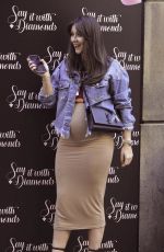 Pregnant BROOKE VINCENT at Say it with Diamonds Store Launch Party in Manchester 05/16/2019