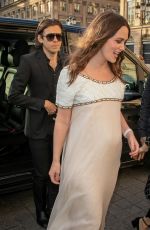 Pregnant KEIRA KNIGHTLEY at Chanel J12 Cocktail Party in Paris 05/02/2019