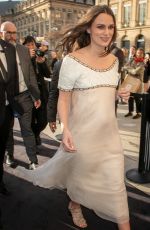 Pregnant KEIRA KNIGHTLEY at Chanel J12 Cocktail Party in Paris 05/02/2019