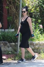 Pregnant KRYSTEN RITTER Out and About in Los Angeles 05/05/2019