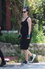 Pregnant KRYSTEN RITTER Out and About in Los Angeles 05/05/2019