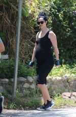 Pregnant KRYSTEN RITTER Out and About in Los Angeles 05/05/2019