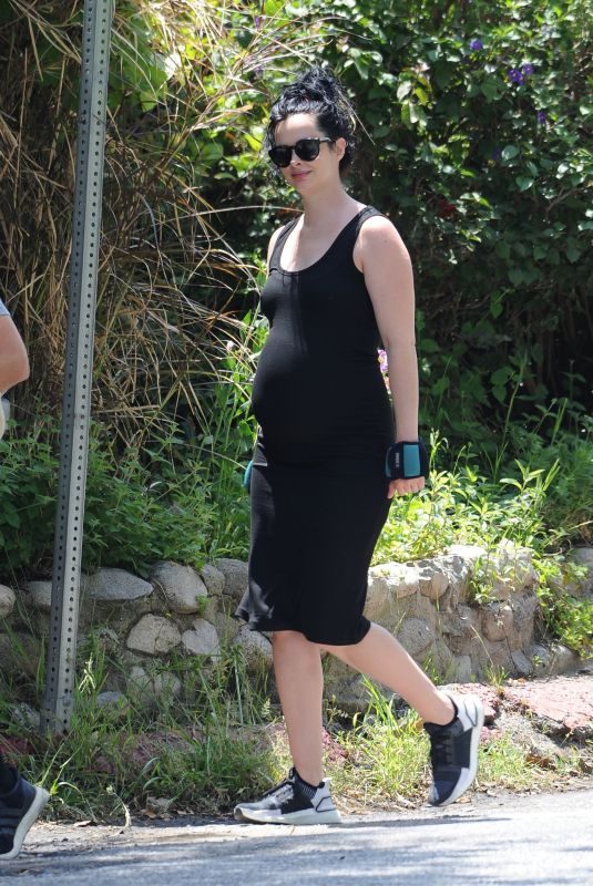 Pregnant KRYSTEN RITTER Out and About in Los Angeles 05/05/2019